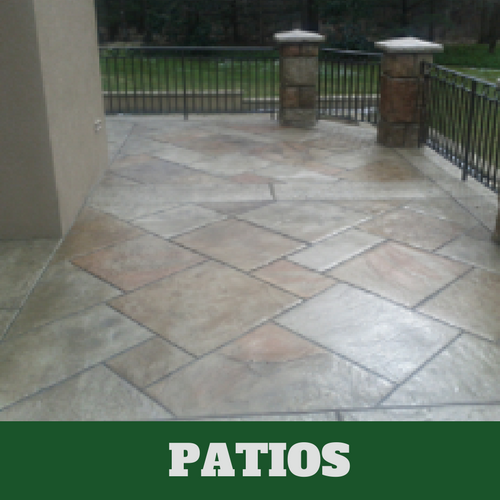 Picture of a stamped patio in Danbury, CT.